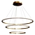 Modern Pendant LED Light Fixture 3D model small image 1