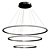 Modern Pendant LED Light Fixture 3D model small image 2