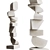 Modern Totem Sculpture Minimalist Interior 3D model small image 1