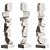 Modern Totem Sculpture Minimalist Interior 3D model small image 2