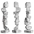 Modern Totem Sculpture Minimalist Interior 3D model small image 7