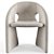 Roche Bobois Celeste2 Armchair: High-Quality Modern Design 3D model small image 4