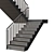 Modern Staircase 22, Obj File 3D model small image 5