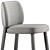 Modern Bross Aretha Fabric Chair 3D model small image 7