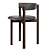 Scandinavian Oak Dining Chair 3D model small image 2