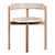 Scandinavian Oak Dining Chair 3D model small image 4