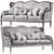 Elegant Art Sofa Design 4353 3D model small image 1