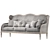 Elegant Art Sofa Design 4353 3D model small image 2