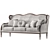 Elegant Art Sofa Design 4353 3D model small image 3
