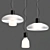 Elegant Acquerelli Glass Suspension Lamp 3D model small image 4