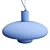 Elegant Acquerelli Glass Suspension Lamp 3D model small image 7