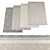 High-Resolution Textured Carpets Set 3D model small image 1