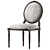 Elegant Louis Table Chair Set 3D model small image 3