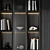 Multi-Format Modern Bookcase 3D Asset 3D model small image 4