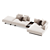 Modern Modular Sofa Series TAKT 3D model small image 3