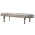Elegant Curved Bench Sculpture 3D model small image 2
