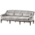 Elegant Fontenay Sofa: Luxurious Design 3D model small image 2