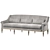 Elegant Fontenay Sofa: Luxurious Design 3D model small image 3