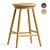 Rustic Charm with Haskin Stool 3D model small image 1