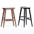 Elegant Henry Stool: Timeless Design 3D model small image 3