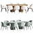 Corona Rendered Dining Set 13 3D model small image 7