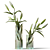 Glass Lily Arrangement 3D model small image 1