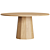 Sustainable Oak Pedestal Dining Table 3D model small image 1