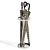 Stylish Steel Umbrella Holder Stand 3D model small image 1