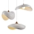 Sleek Navicula Pendant Light 3D model small image 9