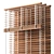 Modern Wooden Blinds Set 29 3D model small image 6