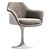 Elegant Swivel Tulip Armchair 3D model small image 2