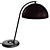 Sleek Cloche Table Lamp Design 3D model small image 5