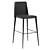 Jazz Bar Stool with Metal Legs 3D model small image 2