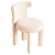 Modern Chic Chair Cossette Design 3D model small image 5