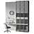 2014 Office Furniture Set 3D model small image 4