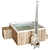 Luxury Wooden Soaking Tub 3D model small image 3