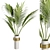 Elegant Floral Vase Set46 3D model small image 1