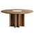 Elegant SILVA Table, Dual Color 3D model small image 2