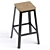 Elegant Oceanna Counter Stool 3D model small image 2