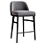 Sleek LUM Bar Stool 3D model small image 2