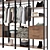 Modern Wardrobe Set with Clothes 3D model small image 2