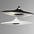 Sleek LED Ceiling Lamp - Odile Decq 3D model small image 3