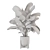 Handcrafted Stone Pot Indoor Plants 3D model small image 5