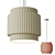 GUDMAR Rattan Palm Pendant Light 3D model small image 1