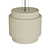 GUDMAR Rattan Palm Pendant Light 3D model small image 3