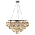 Swedish Designed Amber Pendant Light 3D model small image 4