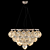 Swedish Designed Amber Pendant Light 3D model small image 5