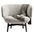 Modern Stylish Bonaldo Doge Armchair 3D model small image 3