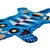 Blue Panther Area Rug 3D model small image 2