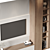 Modern TV Wall Set 042 3D model small image 3